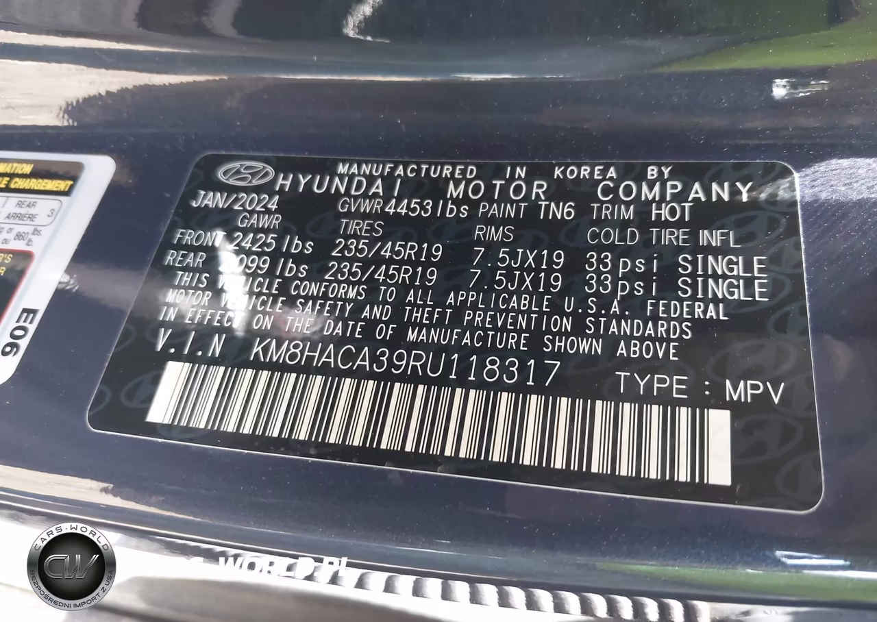 2024 Hyundai Kona N Line VIN:KM8HACA39RU118317 - 9