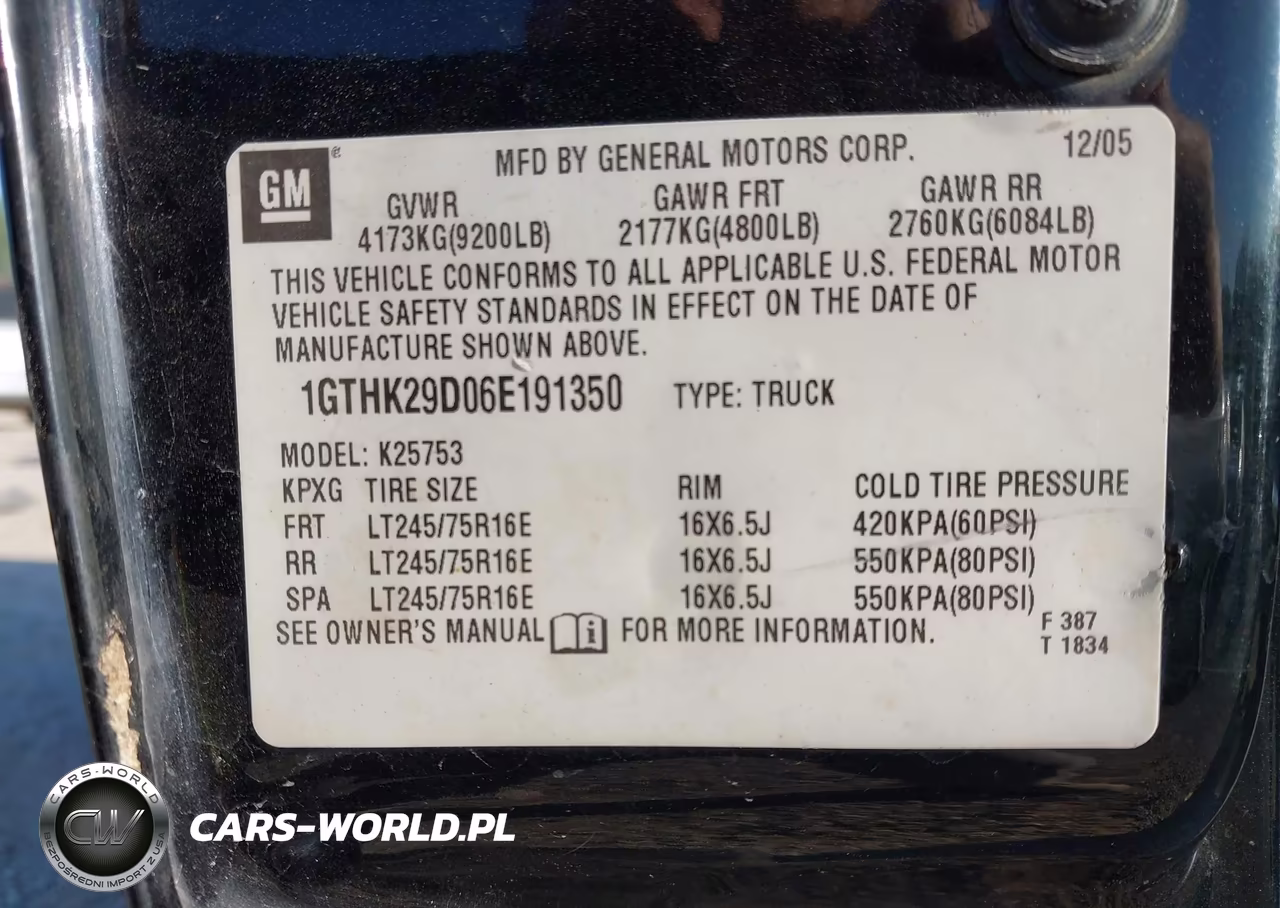 2006 GMC Sierra 2500Hd Sle2 VIN:1GTHK29D06E191350 - 9