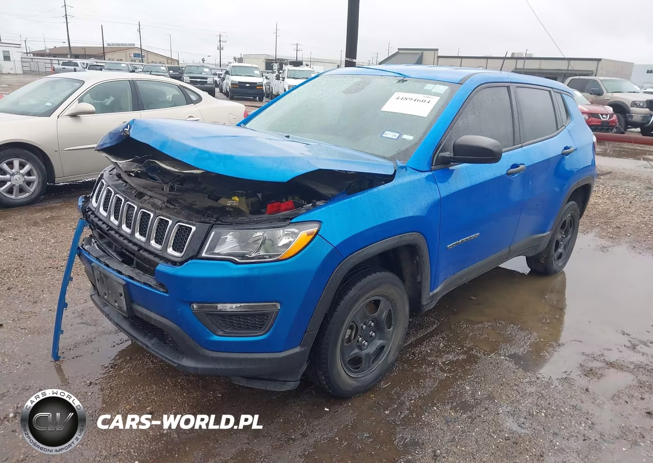 2021 Jeep Compass Sport 4X4 VIN:3C4NJDAB8MT579855 - 2