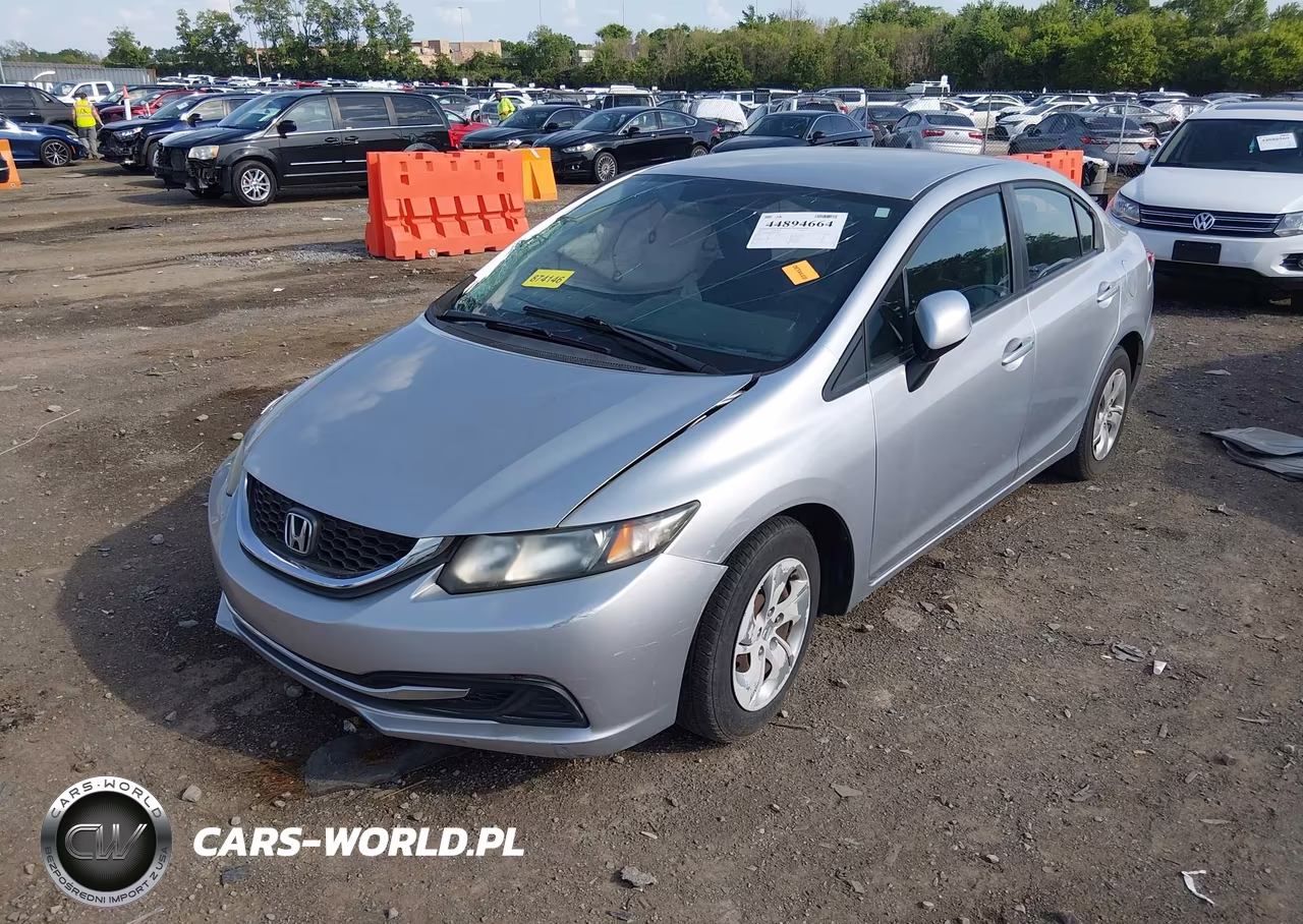 2013 Honda Civic Lx VIN:19XFB2F59DE011806 - 2