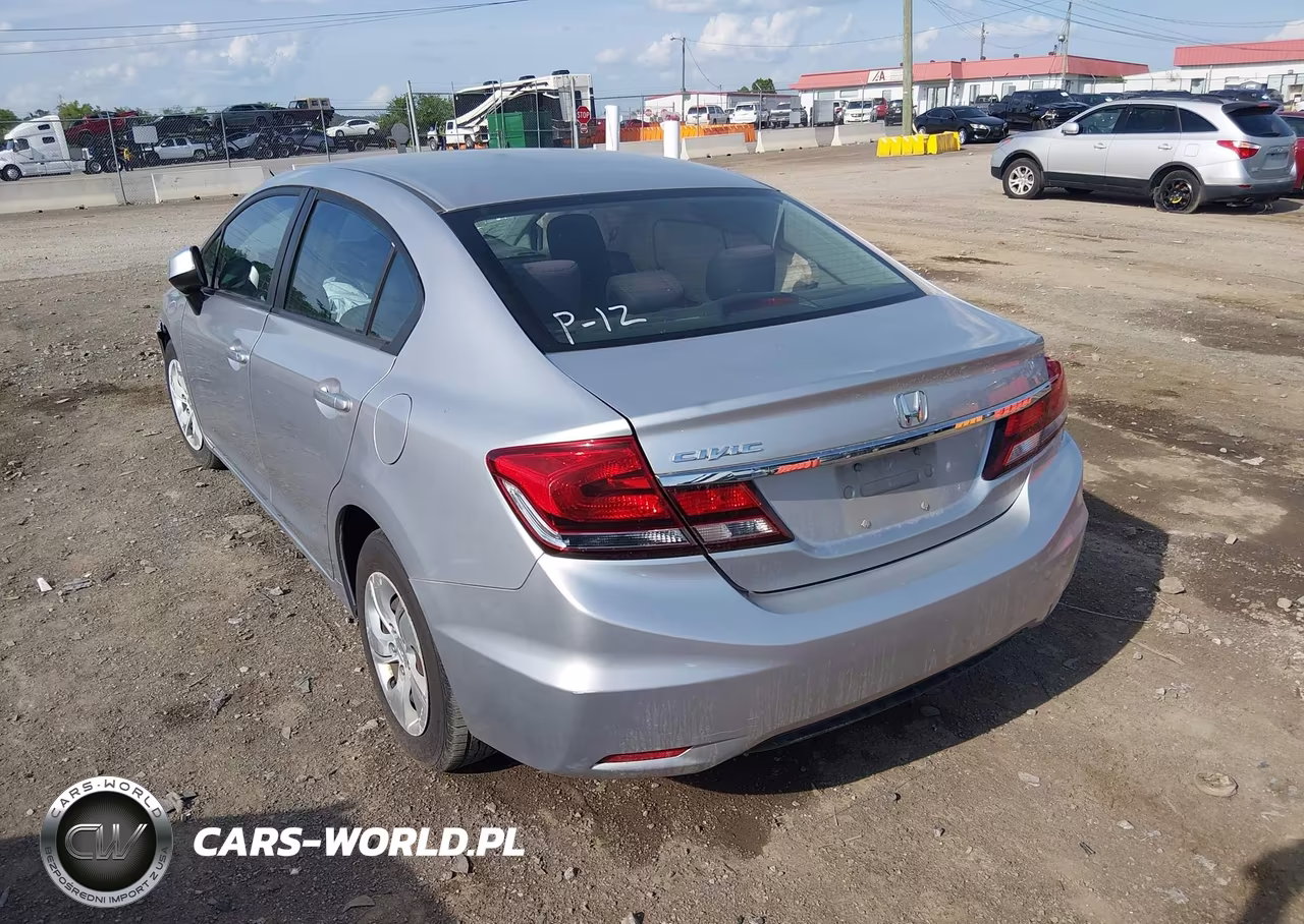 2013 Honda Civic Lx VIN:19XFB2F59DE011806 - 3
