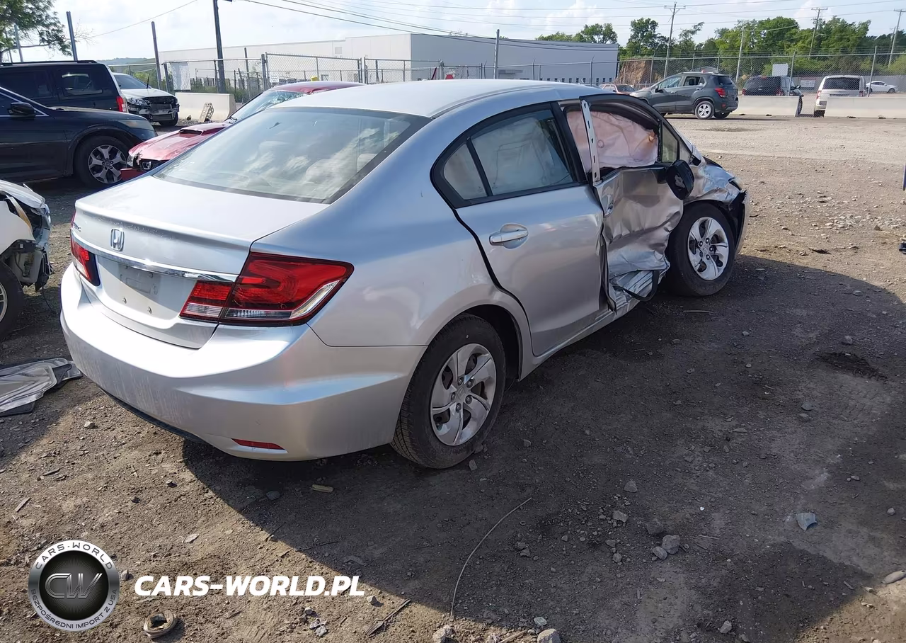 2013 Honda Civic Lx VIN:19XFB2F59DE011806 - 4