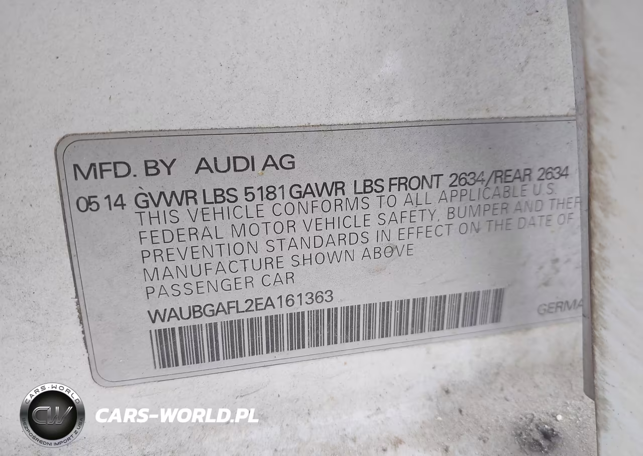 2014 Audi S4 3.0T Premium Plus VIN:WAUBGAFL2EA161363 - 9