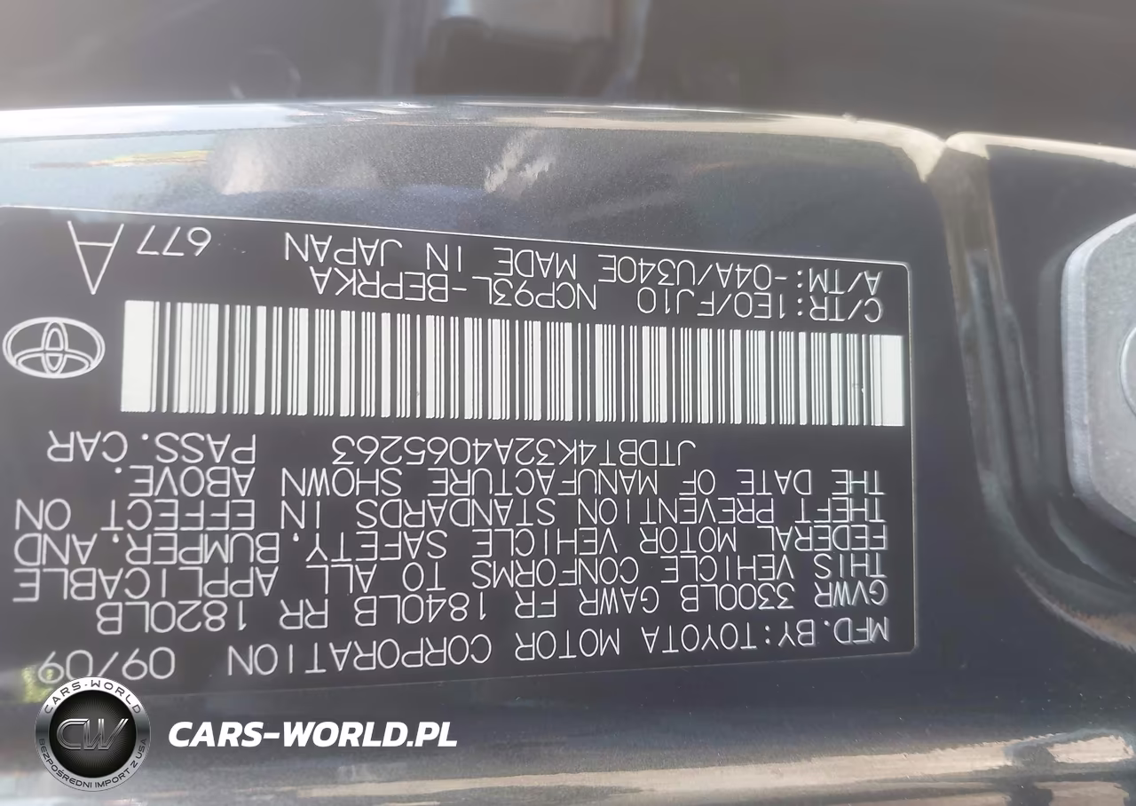 2010 Toyota Yaris VIN:JTDBT4K32A4065263 - 9
