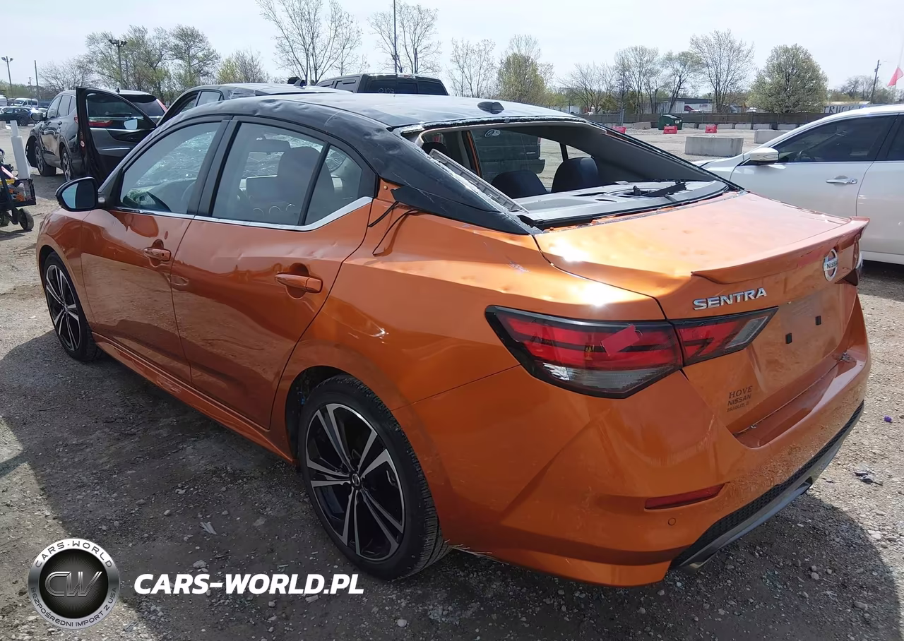2022 Nissan Sentra Sr Xtronic Cvt VIN:3N1AB8DV0NY298441 - 3