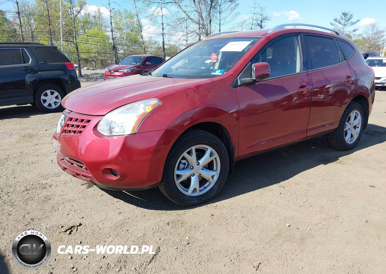2008 Nissan Rogue Sl VIN:JN8AS58V48W124569 - 2