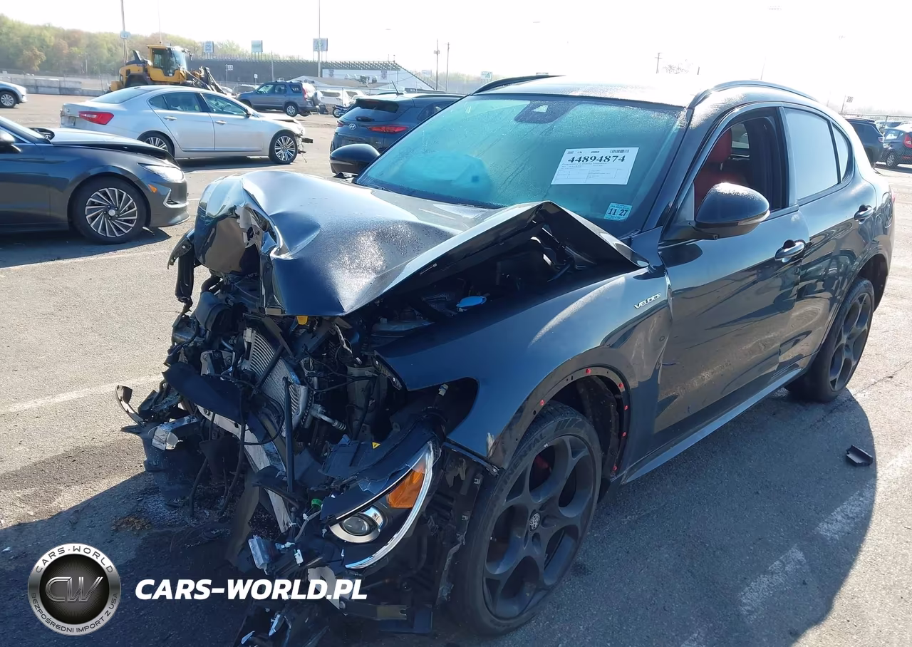 2023 Alfa Romeo Stelvio Veloce Awd VIN:ZASPAKBN8P7D53644 - 2