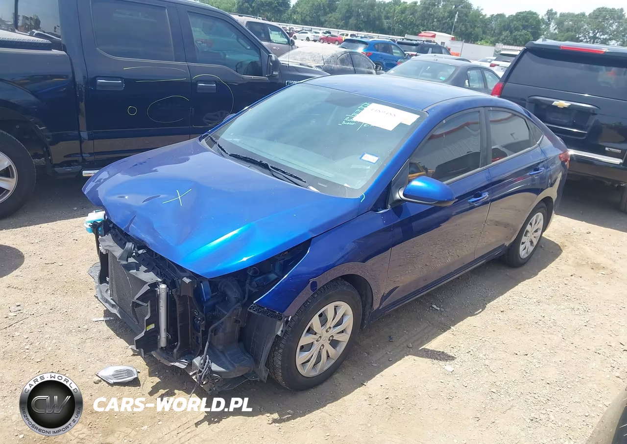 2022 Hyundai Accent Se VIN:3KPC24A61NE153860 - 2