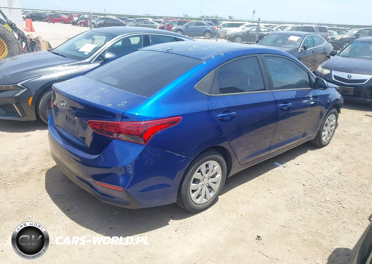2022 Hyundai Accent Se VIN:3KPC24A61NE153860 - 4