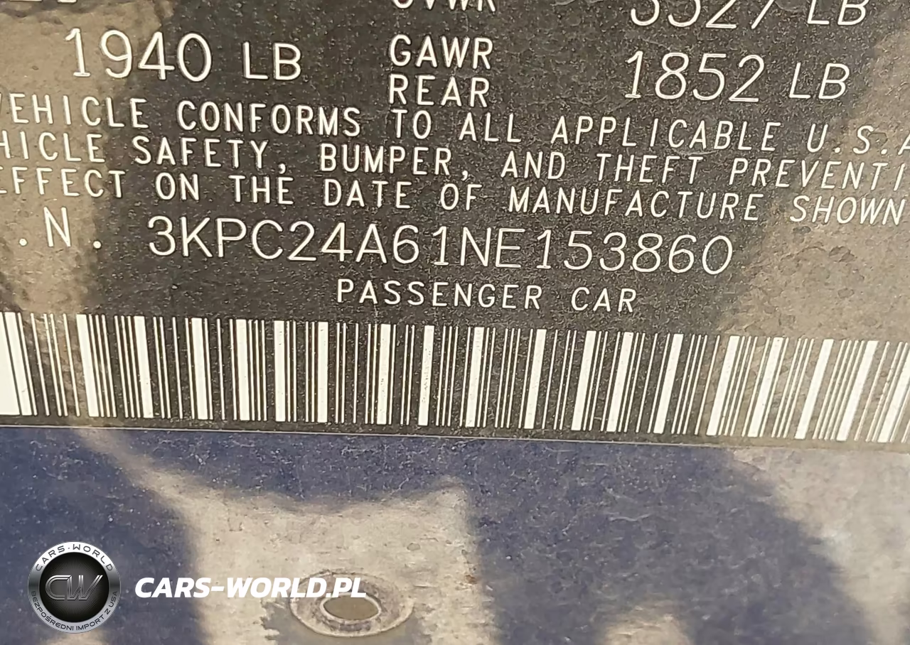2022 Hyundai Accent Se VIN:3KPC24A61NE153860 - 9