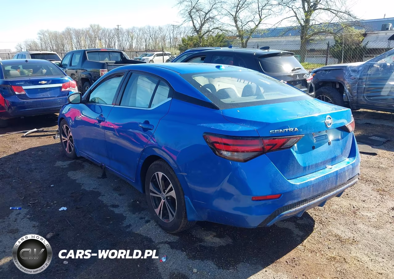 2020 Nissan Sentra Sv Xtronic Cvt VIN:3N1AB8CV7LY237084 - 3