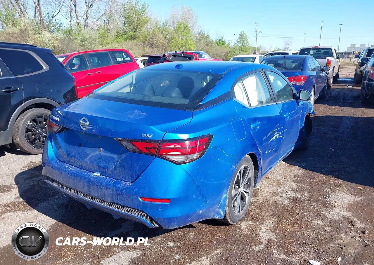 2020 Nissan Sentra Sv Xtronic Cvt VIN:3N1AB8CV7LY237084 - 4
