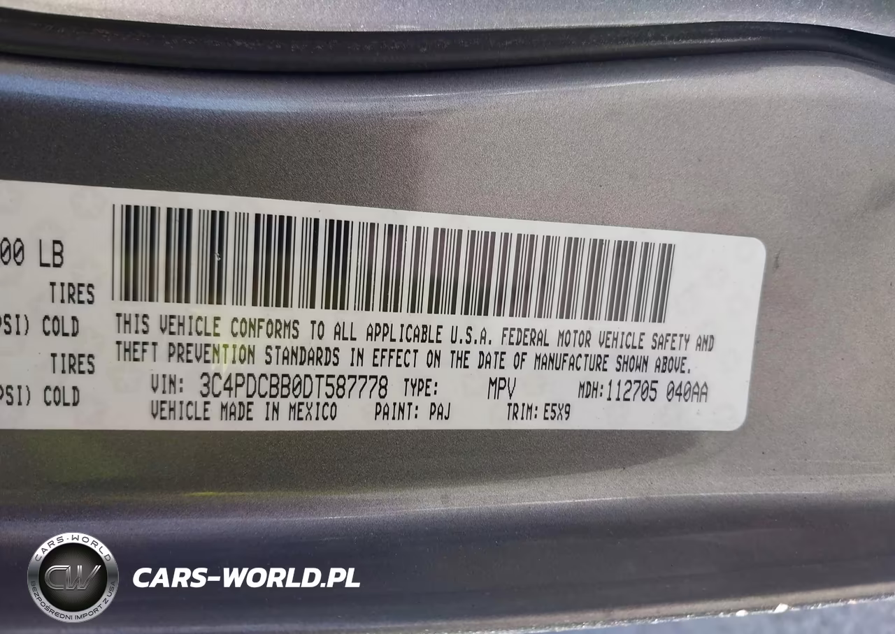 2013 Dodge Journey Sxt VIN:3C4PDCBB0DT587778 - 9