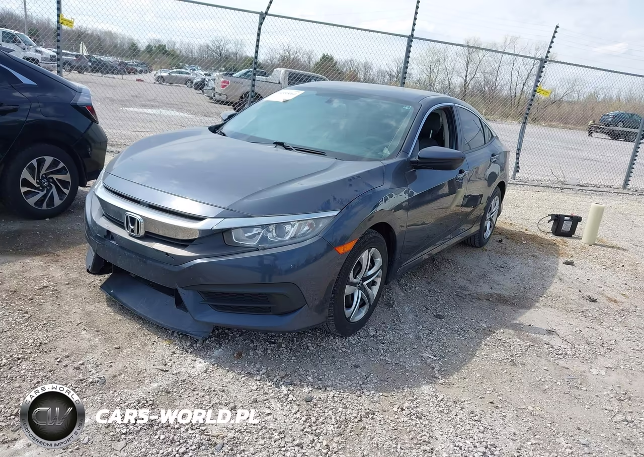 2017 Honda Civic Lx VIN:19XFC2F57HE001018 - 2