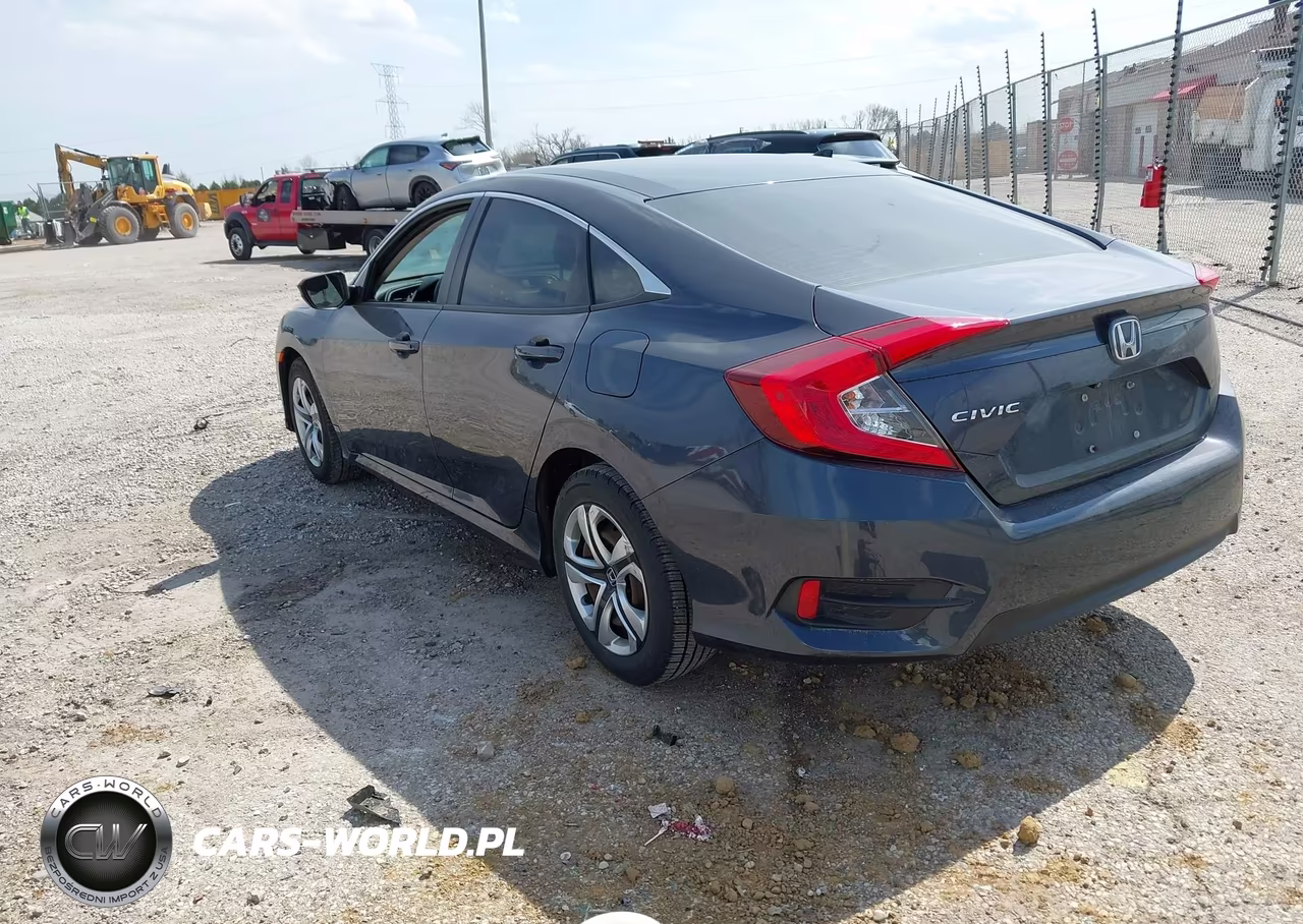 2017 Honda Civic Lx VIN:19XFC2F57HE001018 - 3