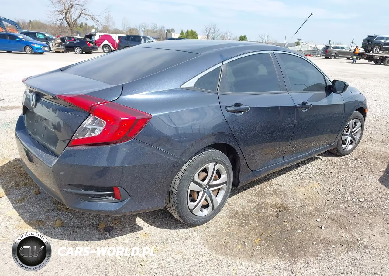 2017 Honda Civic Lx VIN:19XFC2F57HE001018 - 4