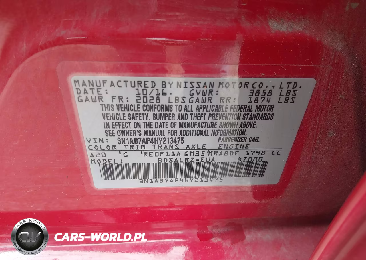 2017 Nissan Sentra S-Sl-Sr-Sv VIN:3N1AB7AP4HY213475 - 9