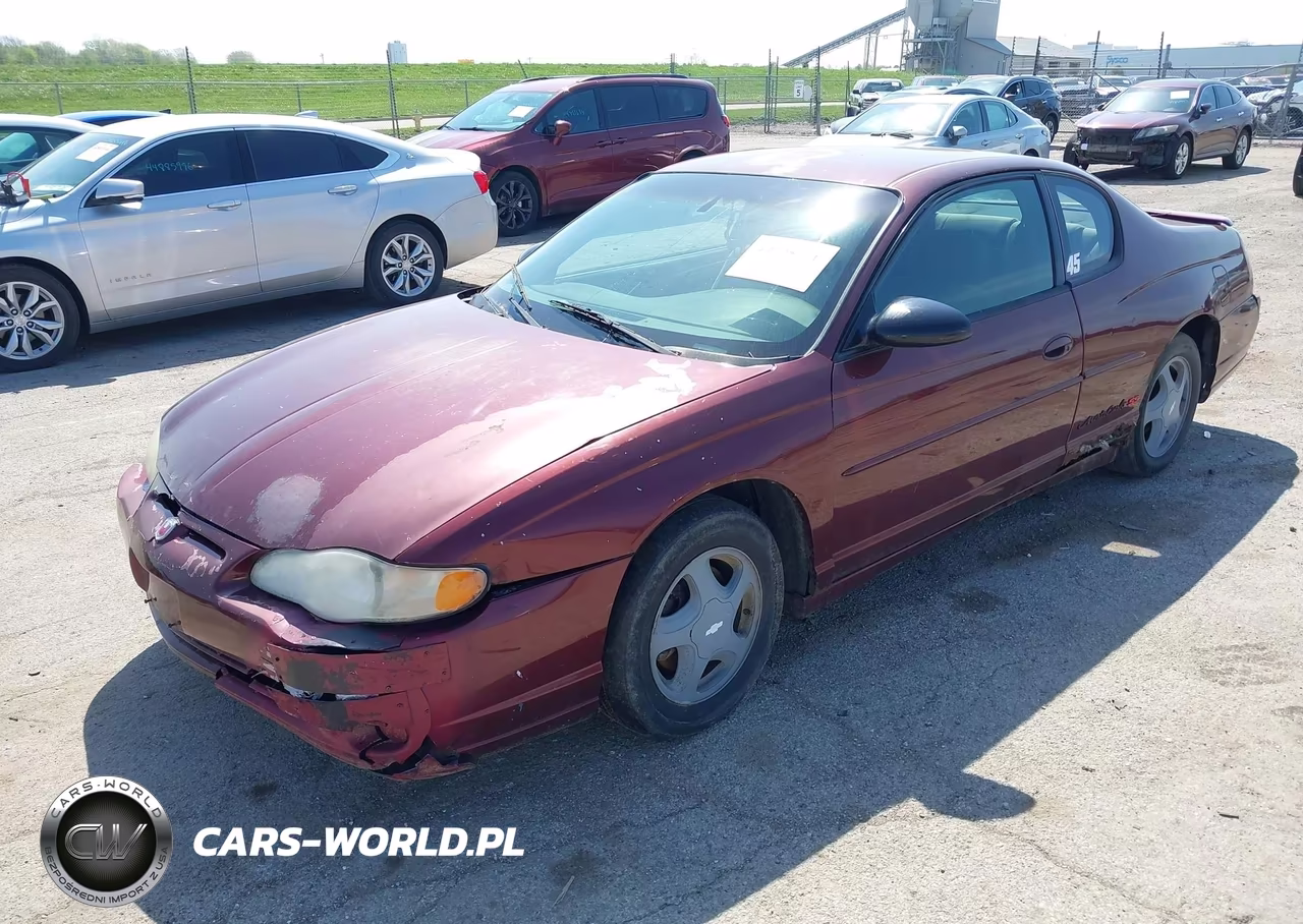 2000 Chevrolet Monte Carlo Ss VIN:2G1WX12K7Y9305242 - 2
