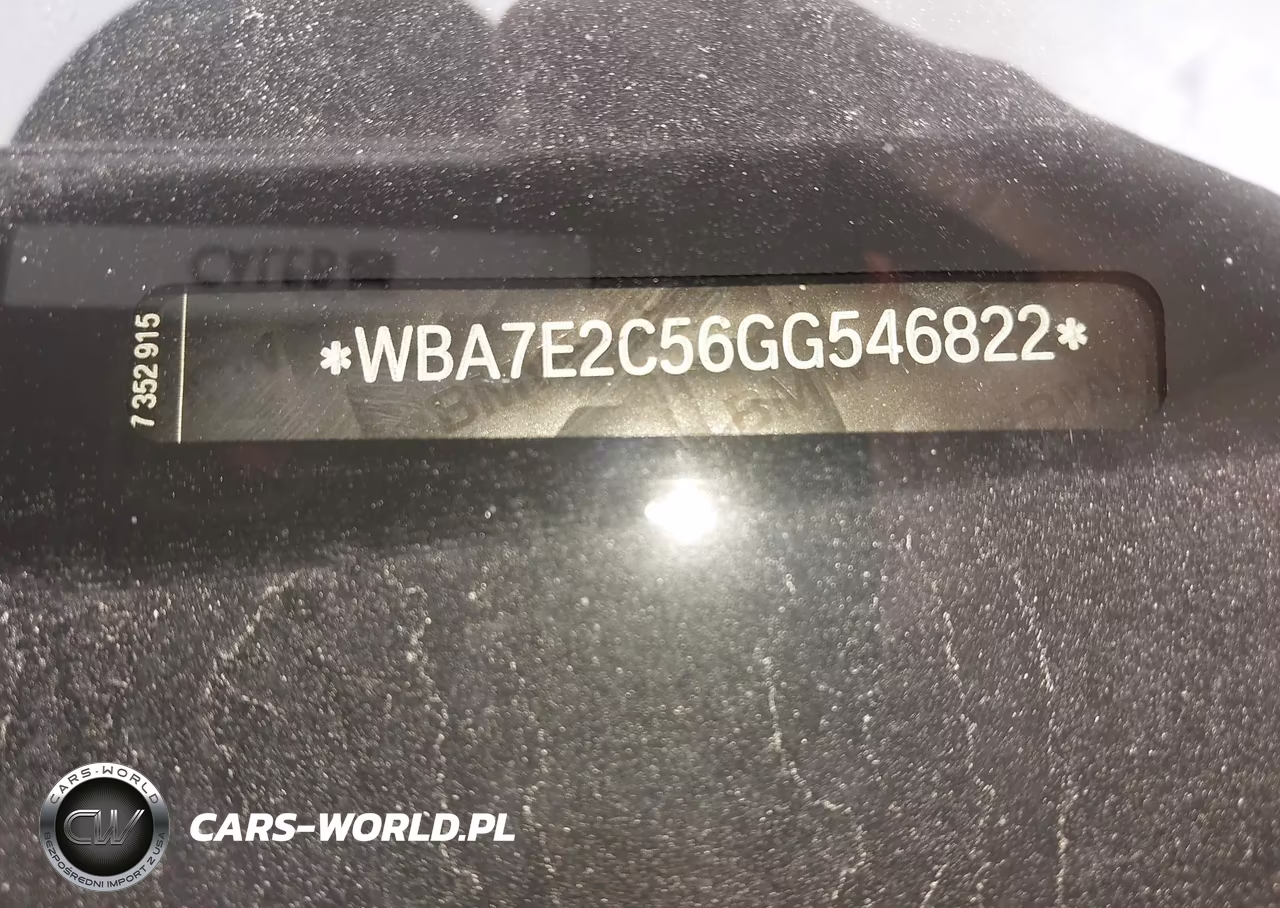 2016 BMW 740I VIN:WBA7E2C56GG546822 - 8