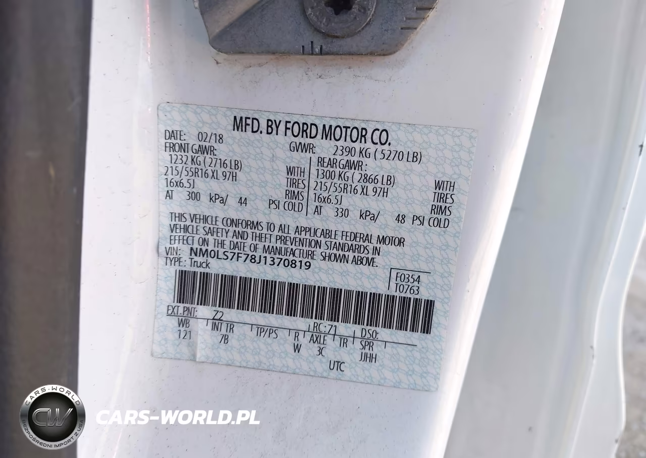 2018 Ford Transit Connect Xlt VIN:NM0LS7F78J1370819 - 9