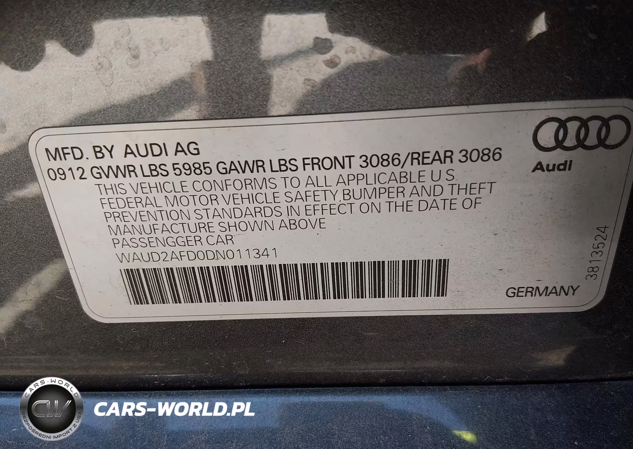 2013 Audi S8 4.0T VIN:WAUD2AFD0DN011341 - 9
