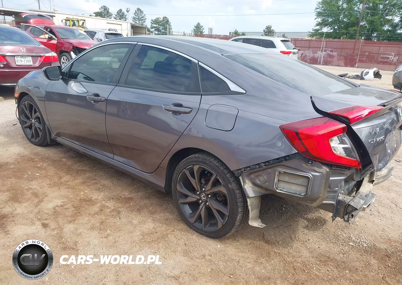 2020 Honda Civic Sport VIN:19XFC2F83LE012780 - 3