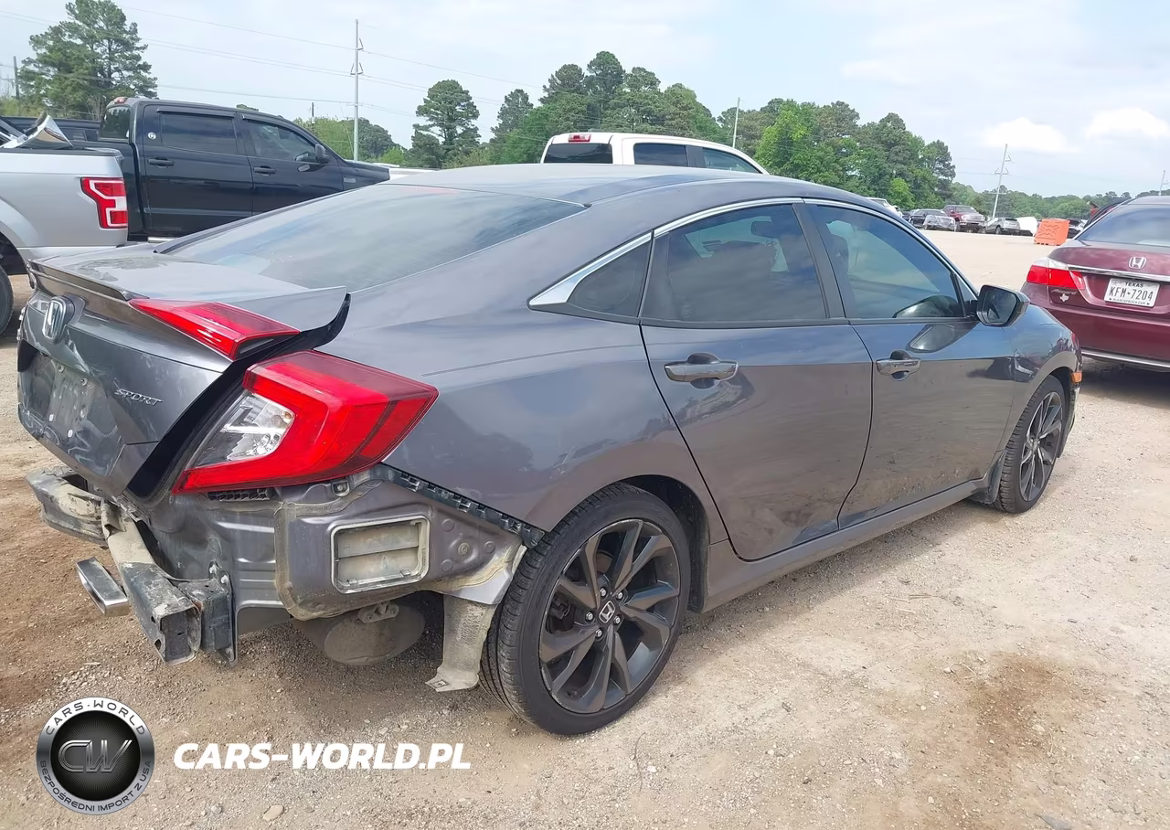 2020 Honda Civic Sport VIN:19XFC2F83LE012780 - 4