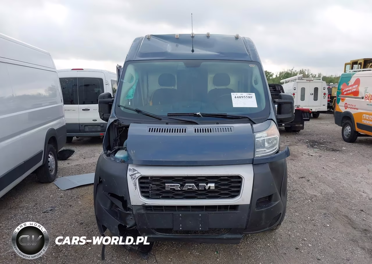 2021 Ram Promaster 3500 Cargo Van High Roof 159 Wb Ext VIN:3C6FRVJG9ME503684 - 13