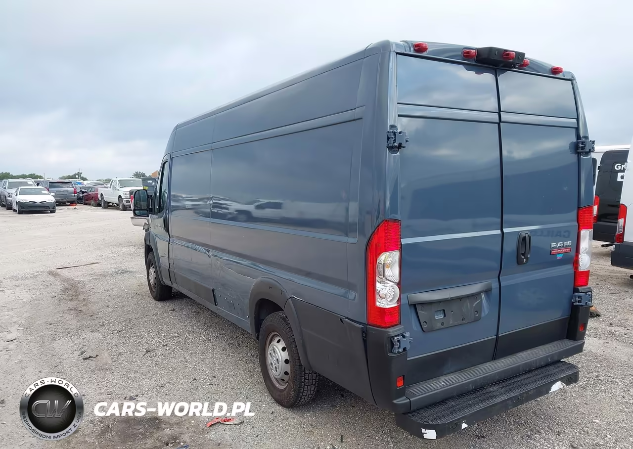 2021 Ram Promaster 3500 Cargo Van High Roof 159 Wb Ext VIN:3C6FRVJG9ME503684 - 3
