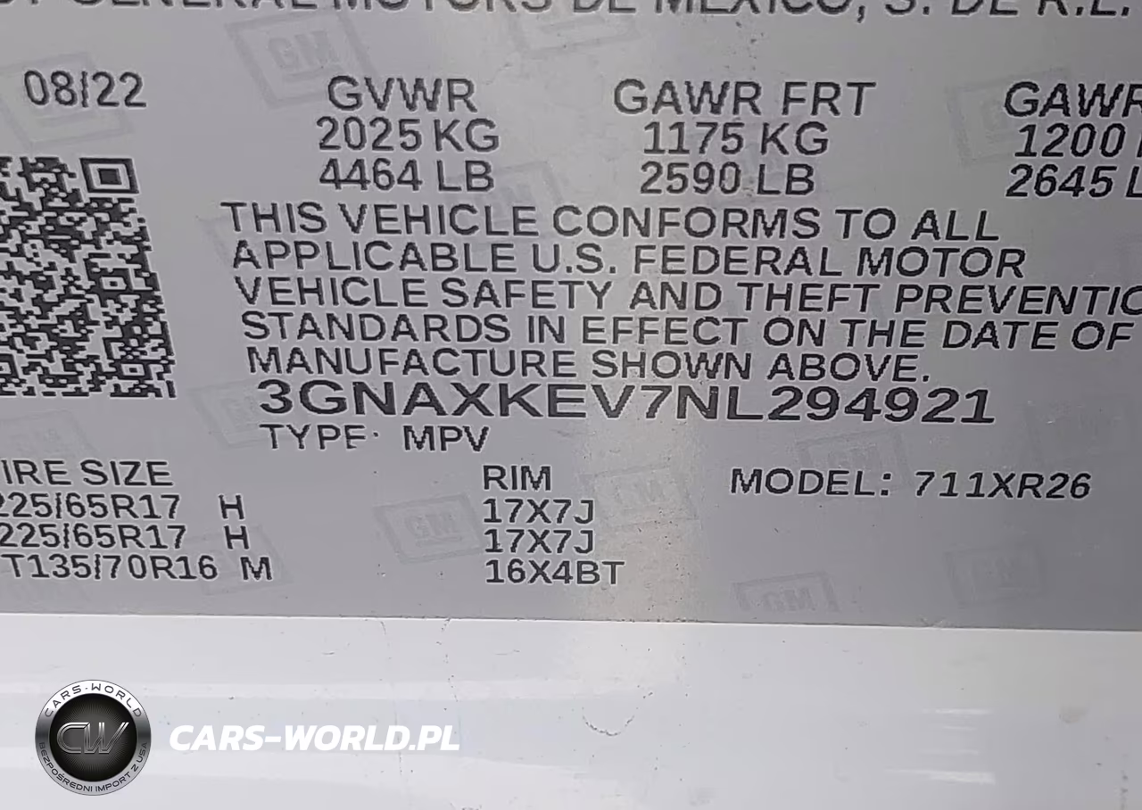 2022 Chevrolet Equinox Fwd Lt VIN:3GNAXKEV7NL294921 - 9
