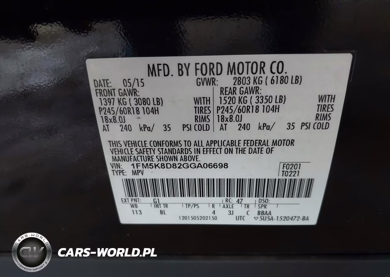 2016 Ford Explorer Xlt VIN:1FM5K8D82GGA06698 - 9