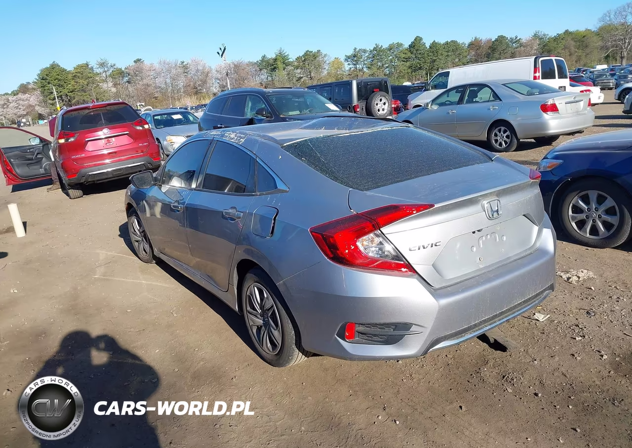2020 Honda Civic Lx VIN:2HGFC2F64LH563059 - 3