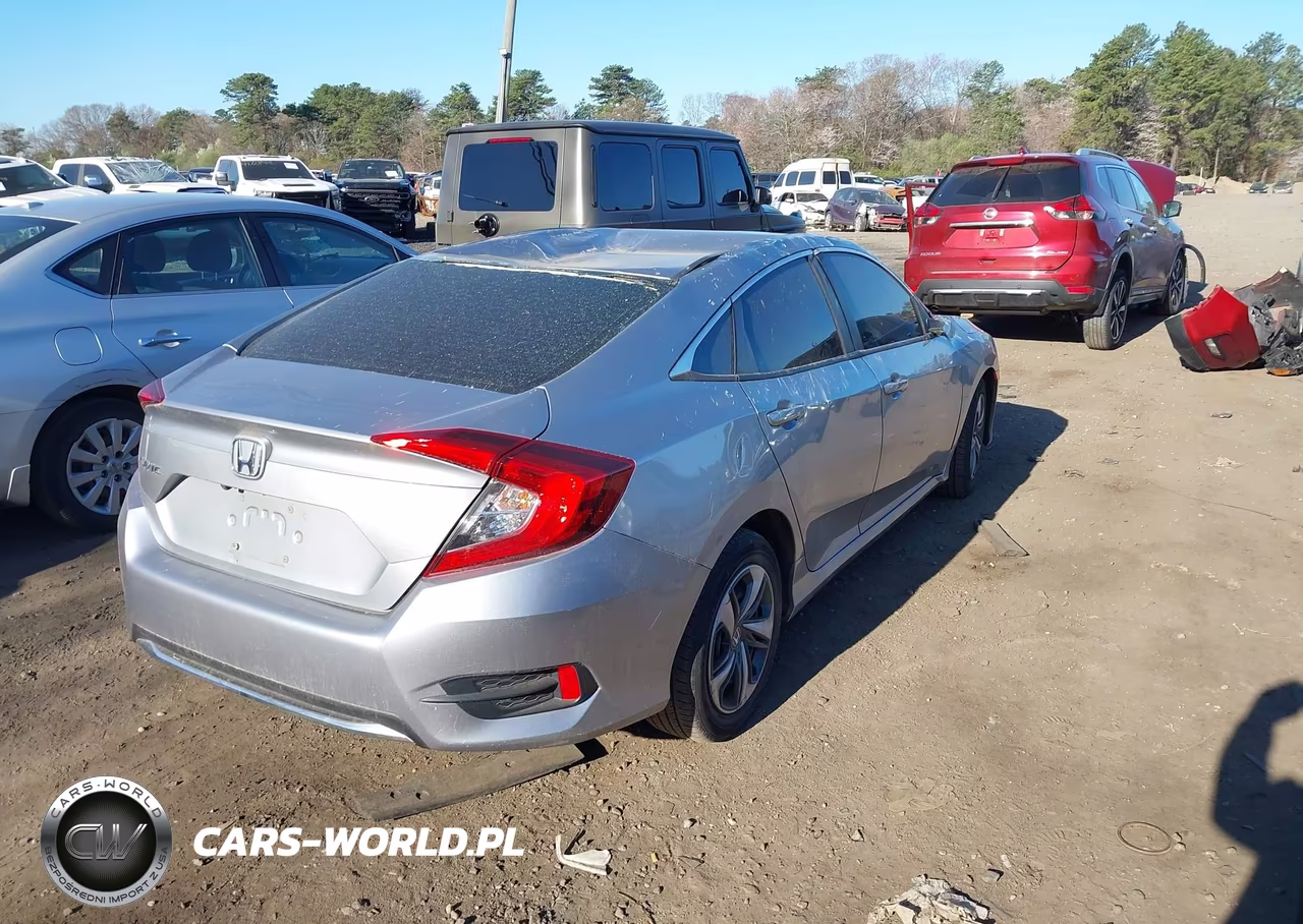 2020 Honda Civic Lx VIN:2HGFC2F64LH563059 - 4