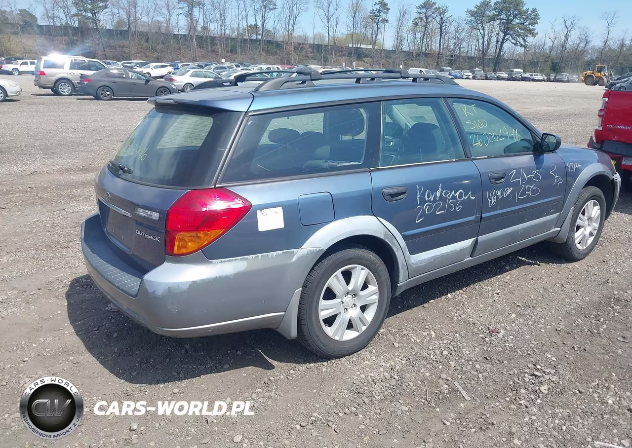 2005 Subaru Outback 2.5I VIN:4S4BP61C057357124 - 4