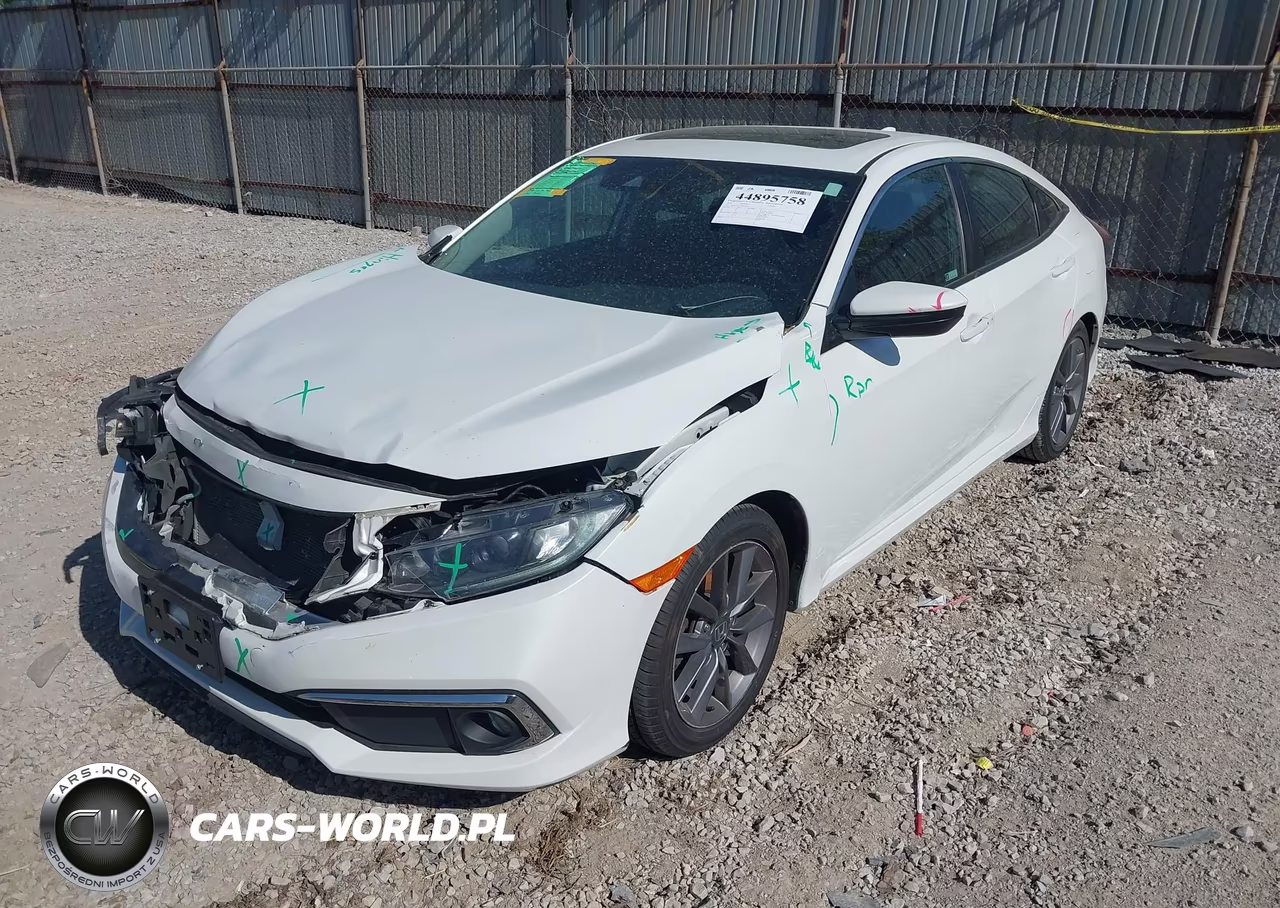 2019 Honda Civic Ex VIN:19XFC1F37KE015419 - 2
