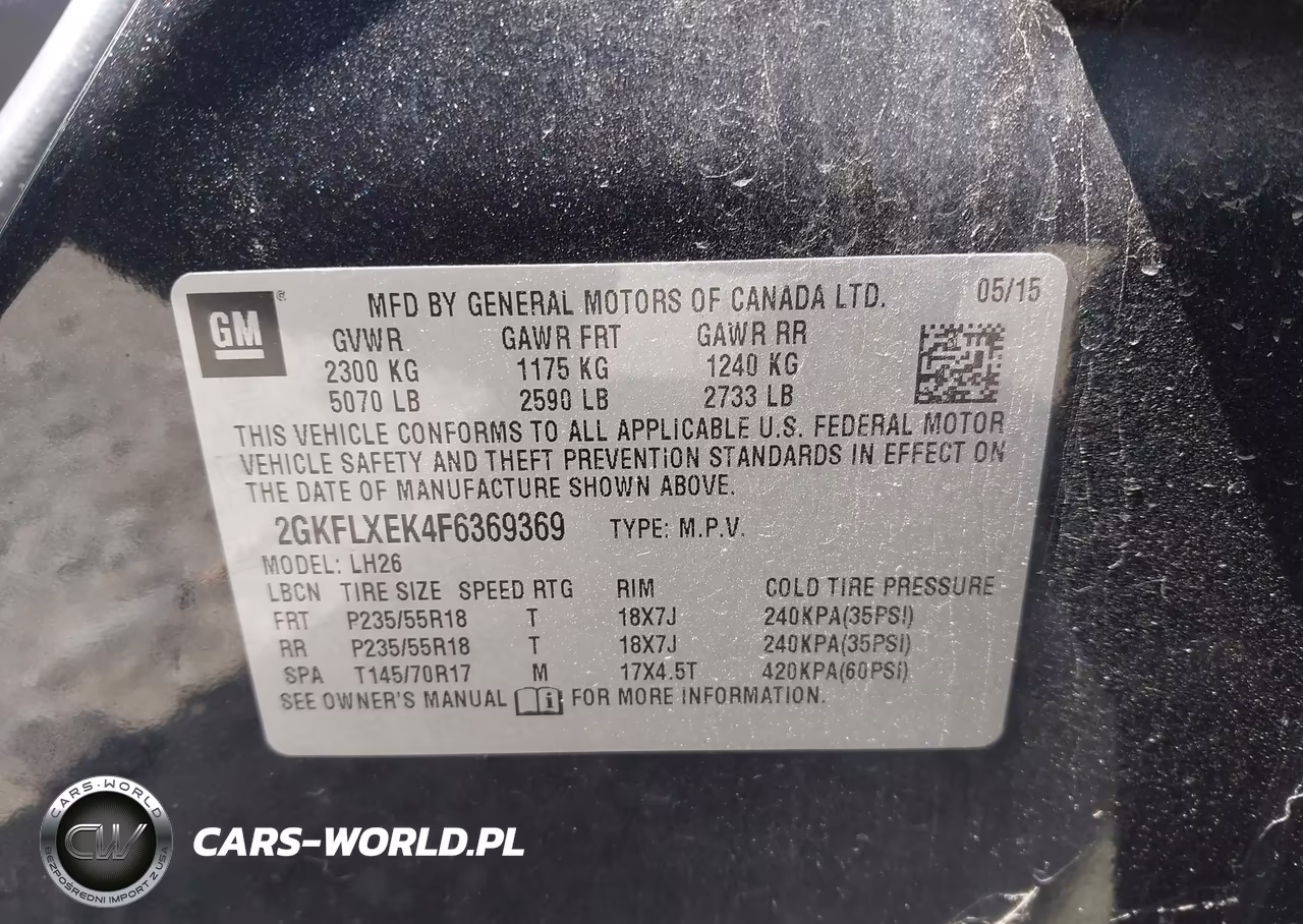 2015 GMC Terrain Slt-1 VIN:2GKFLXEK4F6369369 - 9