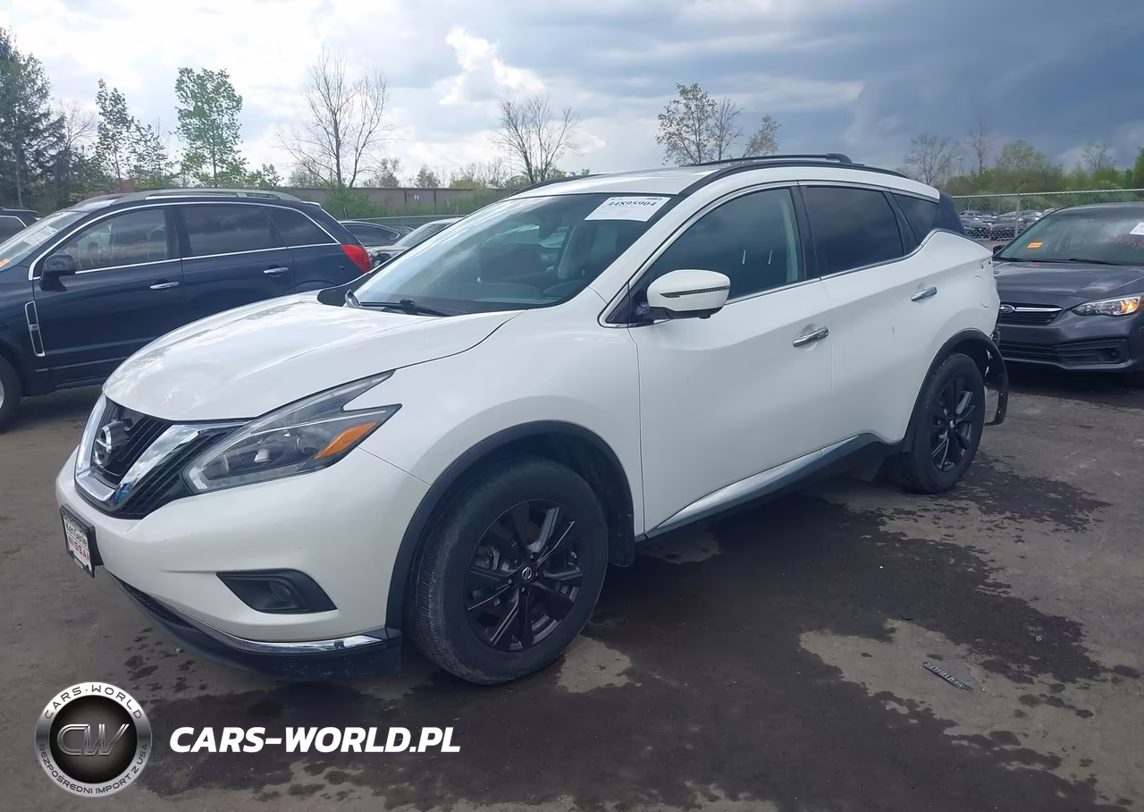 2018 Nissan Murano Sv VIN:5N1AZ2MH4JN163238 - 2