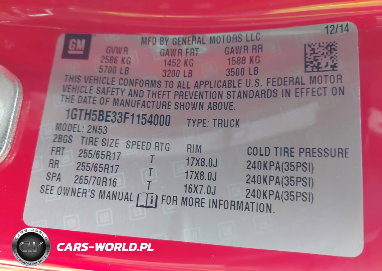 2015 GMC Canyon Sle VIN:1GTH5BE33F1154000 - 9