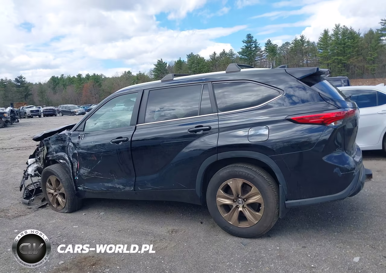 2023 Toyota Highlander Hybrid Xle Bronze VIN:5TDABRCH6PS116265 - 14