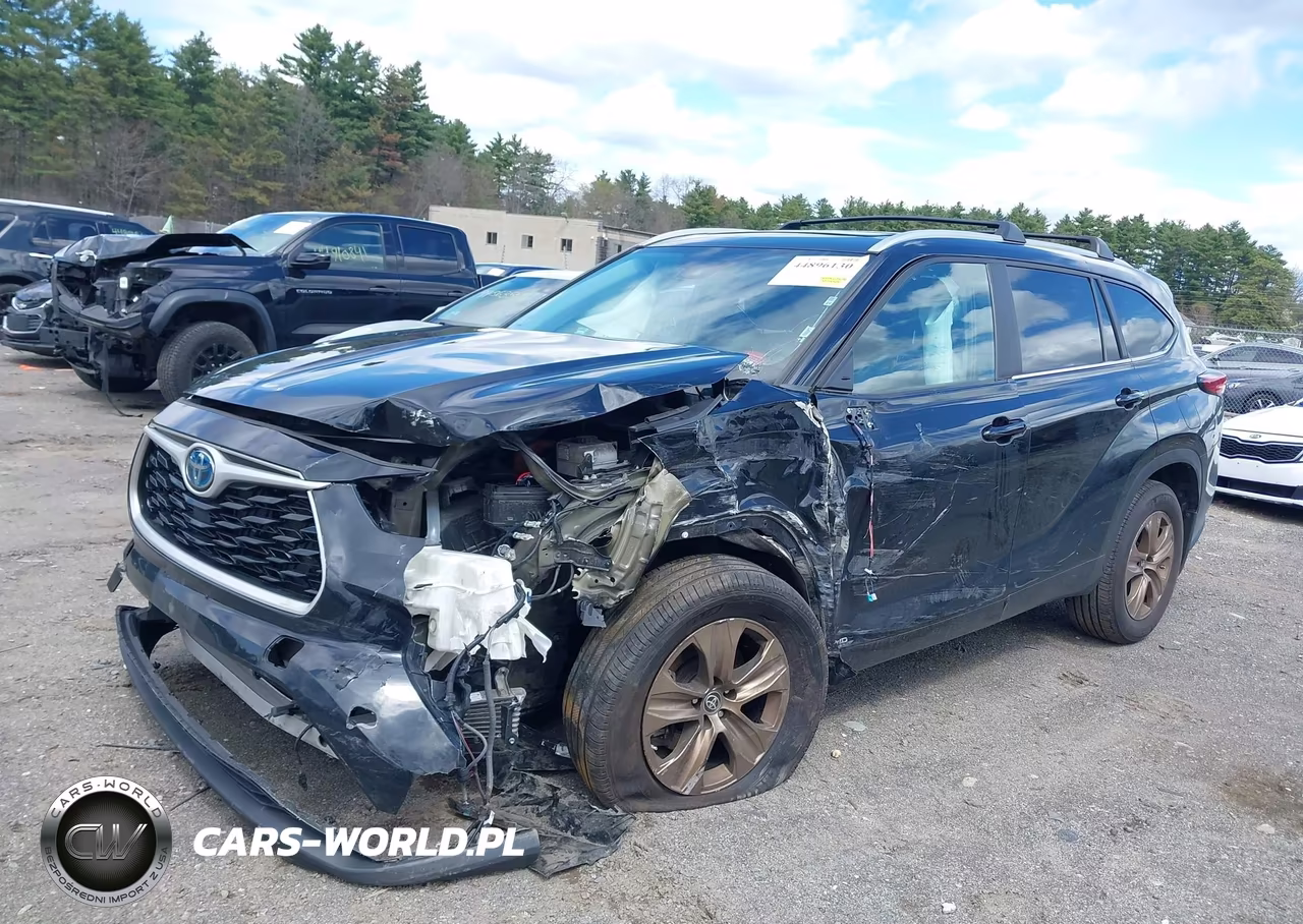 2023 Toyota Highlander Hybrid Xle Bronze VIN:5TDABRCH6PS116265 - 2