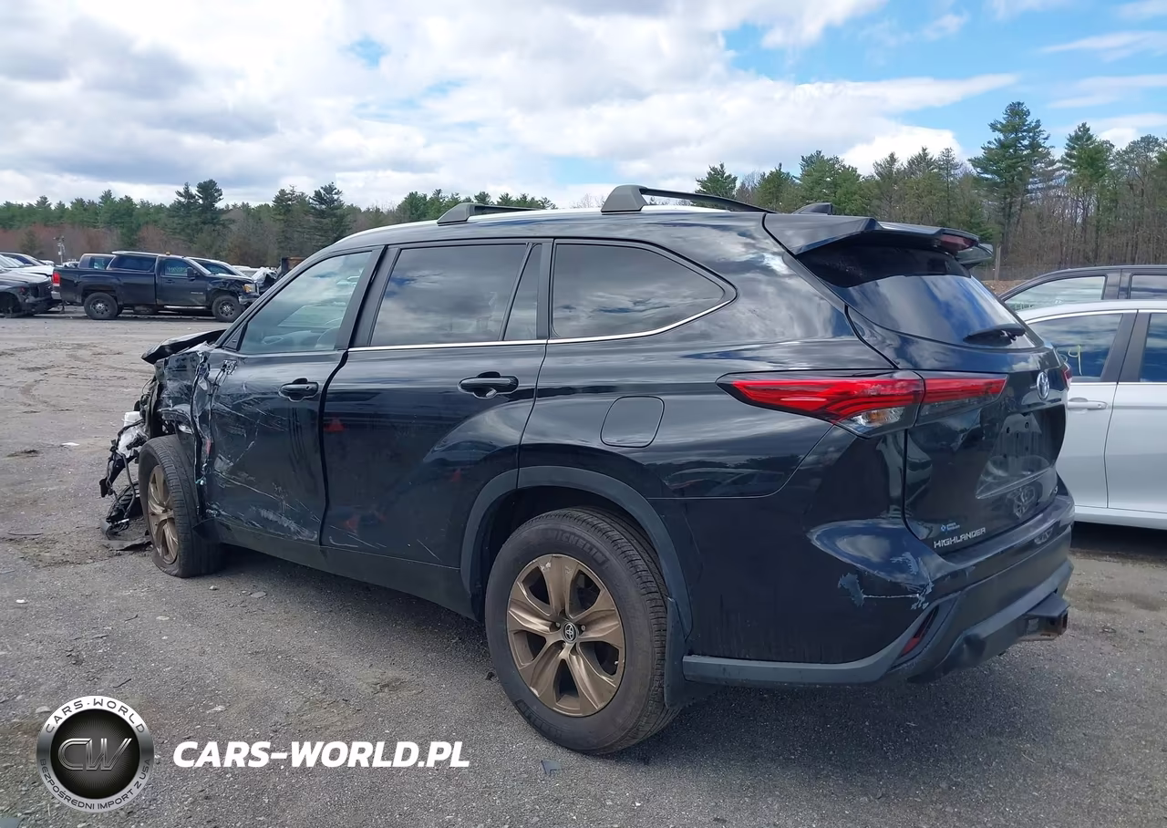 2023 Toyota Highlander Hybrid Xle Bronze VIN:5TDABRCH6PS116265 - 3