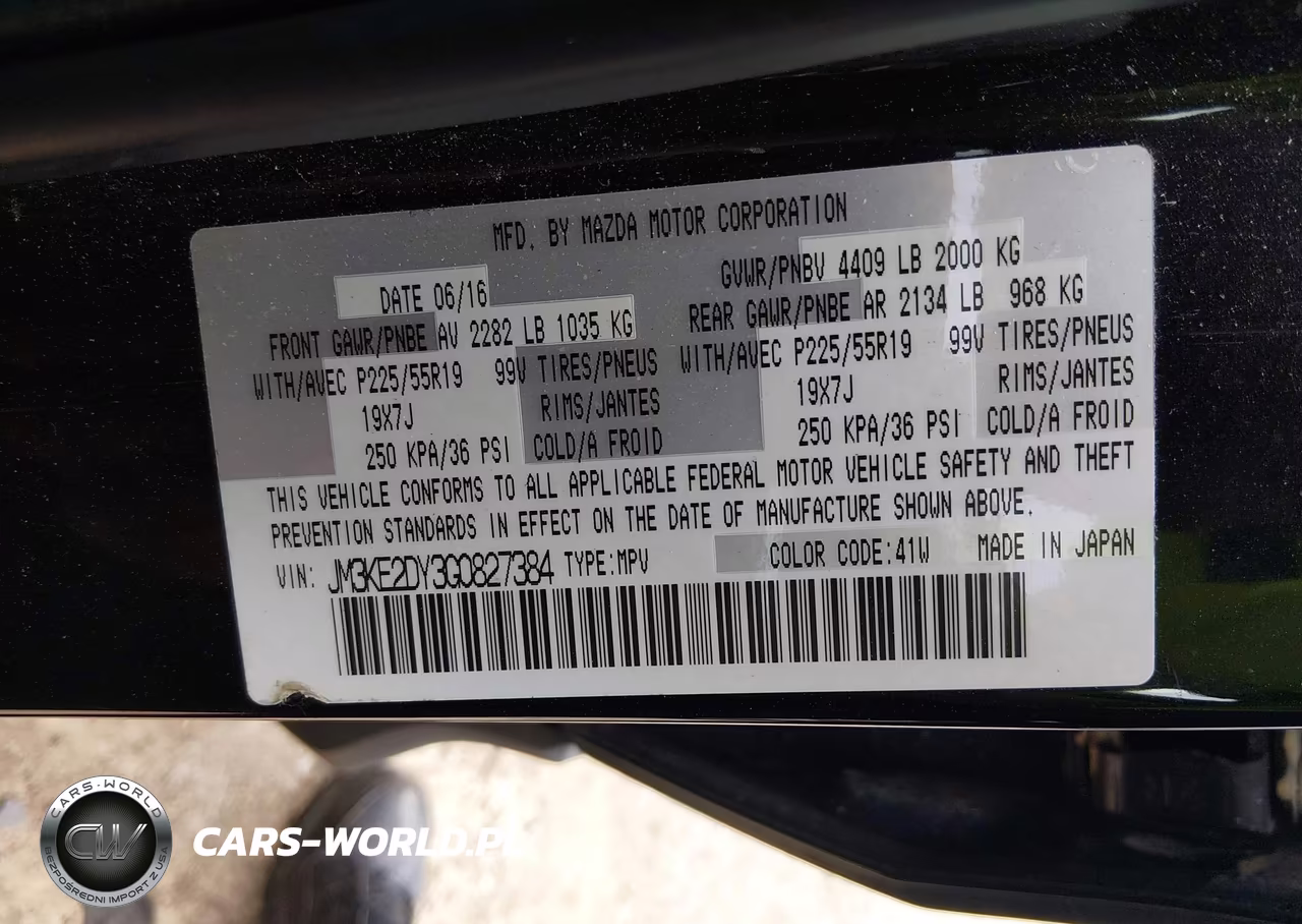 2016 Mazda Cx-5 Grand Touring VIN:JM3KE2DY3G0827384 - 9
