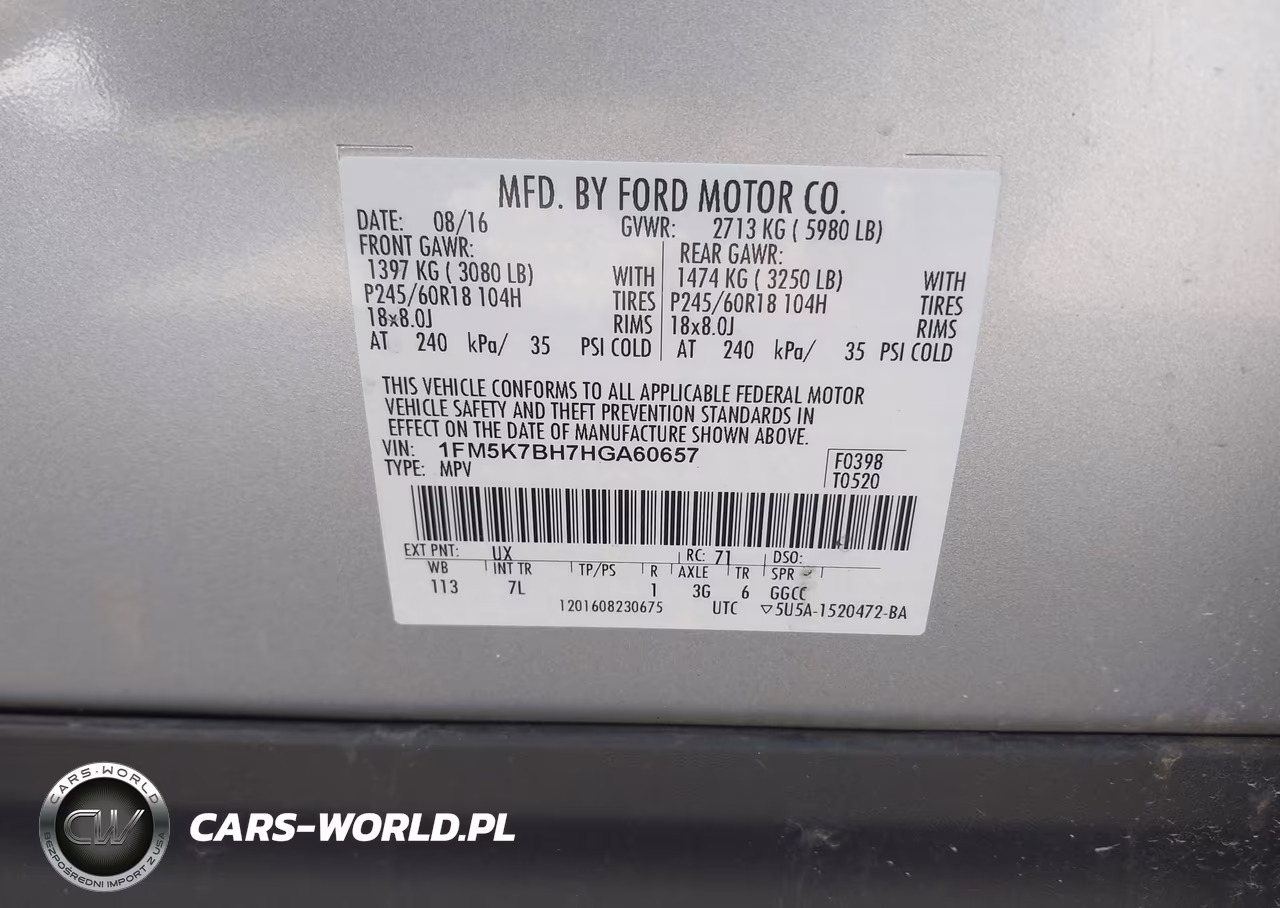 2017 Ford Explorer VIN:1FM5K7BH7HGA60657 - 9