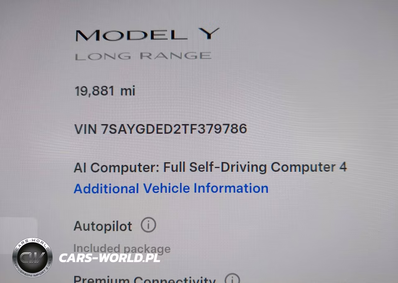 2026 Tesla Model Y Premium Rear-Wheel Drive-Standard Rear-Wheel Drive VIN:7SAYGDED2TF379786 - 7