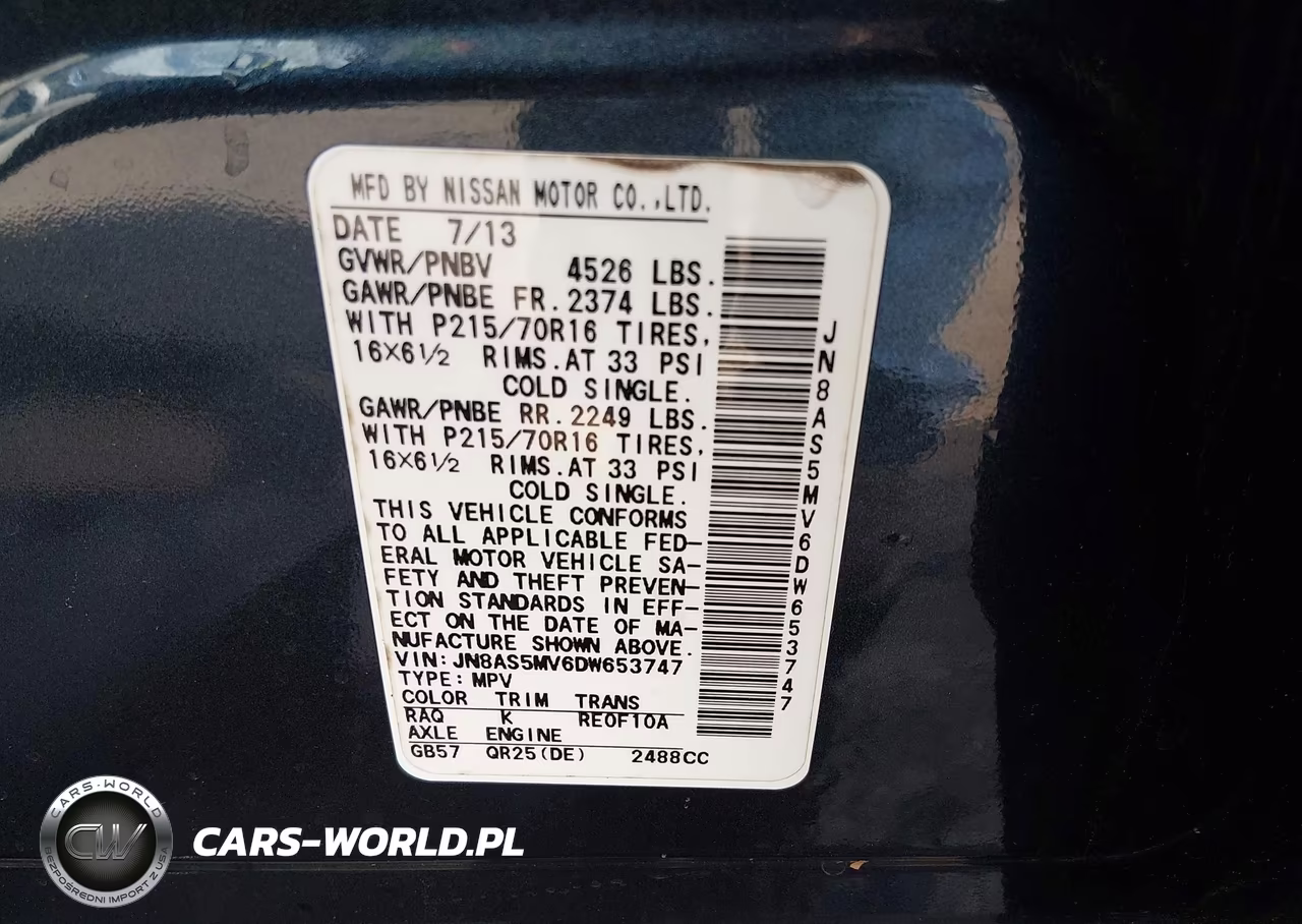 2013 Nissan Rogue S VIN:JN8AS5MV6DW653747 - 9