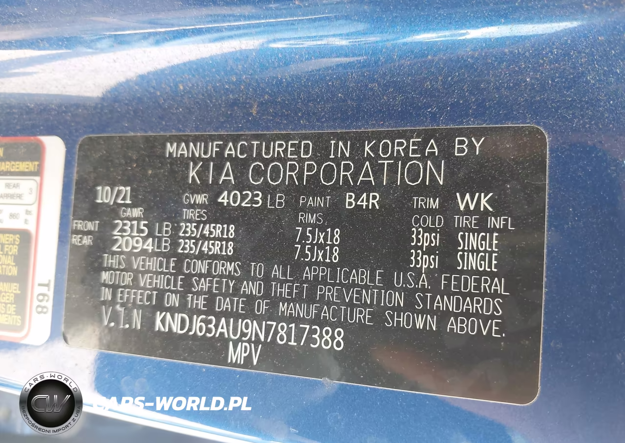 2022 Kia Soul Gt-Line VIN:KNDJ63AU9N7817388 - 9
