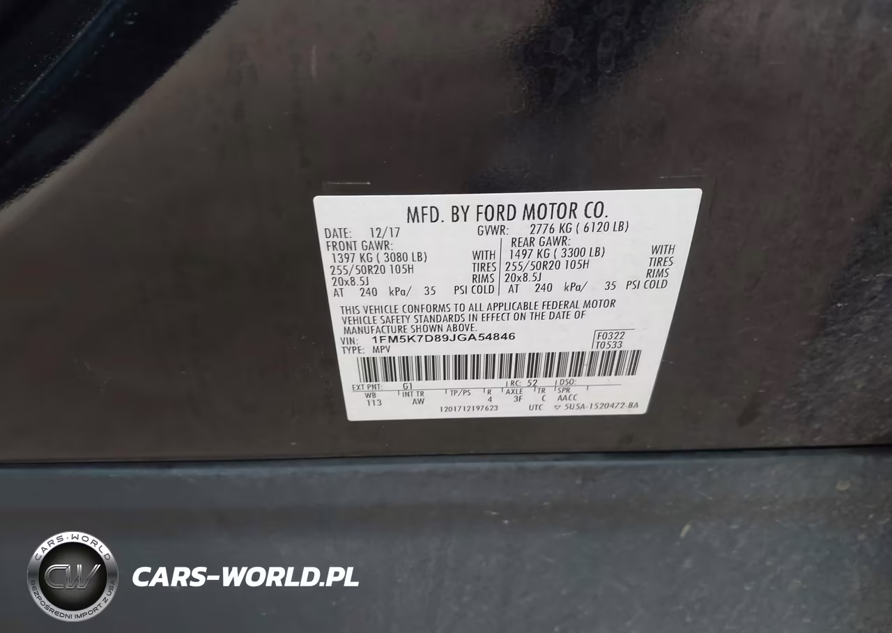 2018 Ford Explorer Xlt VIN:1FM5K7D89JGA54846 - 9