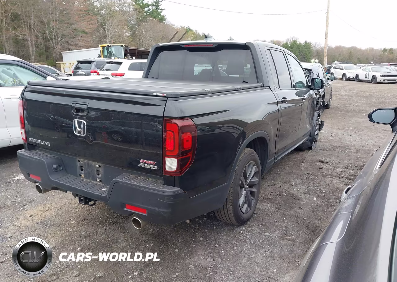 2021 Honda Ridgeline Awd Sport VIN:5FPYK3F16MB025661 - 4