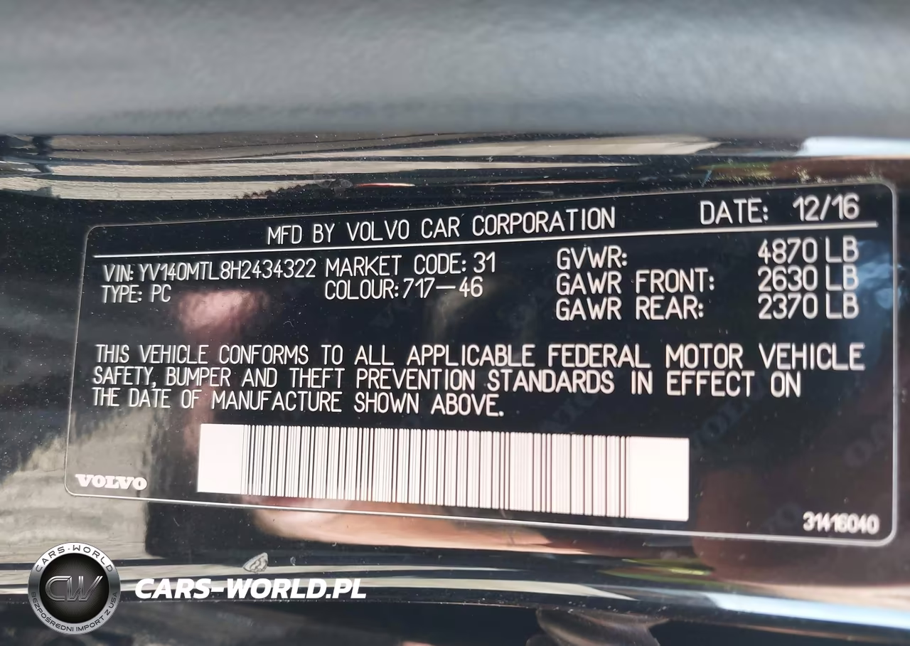 2017 Volvo S60 T5 Dynamic VIN:YV140MTL8H2434322 - 9