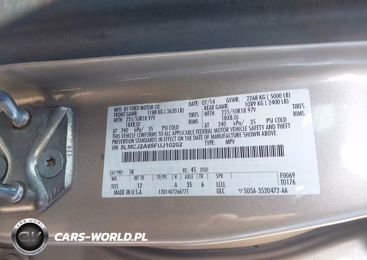 2015 Lincoln Mkc VIN:5LMCJ2A95FUJ10202 - 9